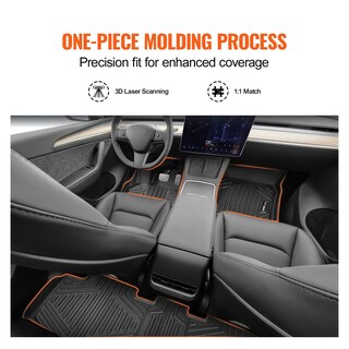 Foto 3 | Foto 3 | Revestimientos De Suelo De Coche Vevor Para Tesla Model Y 2021-2024 Para Todo Tipo De Clima - Venta Internacional.