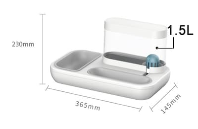 Foto 1 | Foto 1 | Bebedero Automático Pet Feeder Bowl De 1,5 L Para Gatos Y Perros - Venta Internacional.