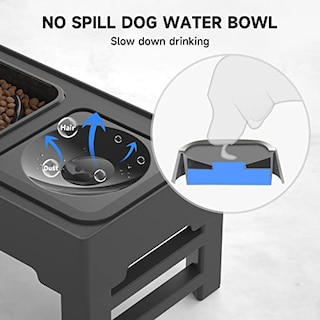 Foto 4 | Foto 4 | Cuencos Elevados Para Perros Els Pet Ajustables Con Alimentador Lento - Venta Internacional.