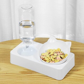 Foto 1 | Foto 1 | Dispensador De Alimentos Huoguo Con Recarga Automática De Doble Cuenco Para Mascotas - Venta Internacional.