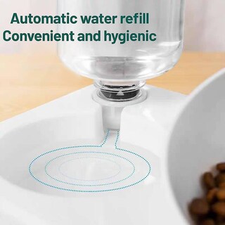 Foto 3 | Foto 3 | Dispensador De Alimentos Huoguo Con Recarga Automática De Doble Cuenco Para Mascotas - Venta Internacional.