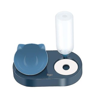 Foto 1 | Foto 1 | Dispensador De Alimentos Huoguo, Almacenamiento Automático De Agua Para Mascotas, Color Azul - Venta Internacional.