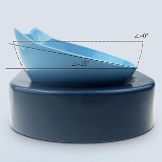 Foto 2 | Foto 2 | Dispensador De Alimentos Huoguo, Almacenamiento Automático De Agua Para Mascotas, Color Azul - Venta Internacional.