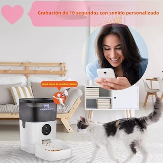 Foto 2 | Foto 2 | Alimentador Automático Para Mascotas Con Aplicación Wifi Eo Safe Imports Esi-16187 Multicolor
