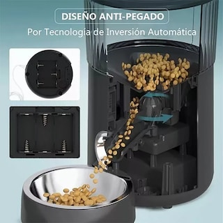 Foto 3 | Foto 3 | 4l Alimentador Automatico Perro Gato Mascota Pantalla Touch Eo Safe Imports Esi-17300 Negro