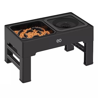 Foto 1 | Foto 1 | Comedero Elevado Para Perro Perros Mascota,altura Ajustable Eo Safe Imports Esi-11551-1 Negro