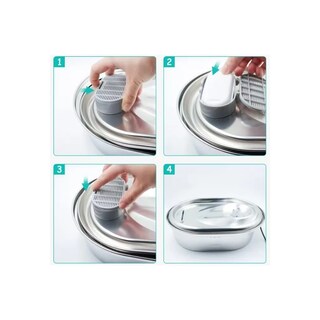 Foto 3 | Foto 3 | 12 Pcs Filtros Belug De Repuesto Para Fuente Bebedero Mascotas Blanco Negro