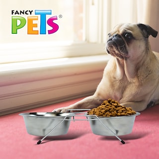 Foto 4 | Foto 4 | Fancy Pets Comedero Doble Para Perro Con Capacidad De 64 Onzas O 1.8 Litros