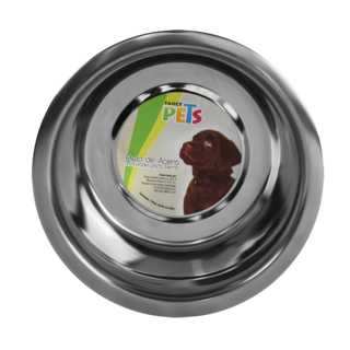 Foto 1 | Foto 1 | Fancy Pets Plato De Acero Para Perro Con Base Antiderrapante De 24 Onzas 680 Gramos