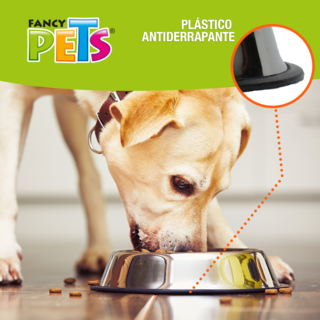 Foto 4 | Foto 4 | Fancy Pets Plato De Acero Inoxidable Ligero Para Perro Para 64 Onza O 1.8 Kilos