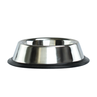 Foto 1 | Foto 1 | Fancy Pets Plato De Acero Inoxidable Con Antiderrapante Para Perro De 16 Onzas Y/o 454 Gramos