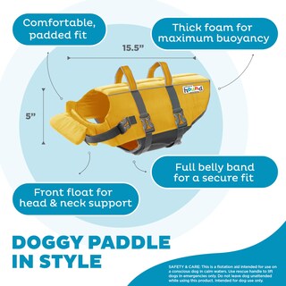 Foto 4 | Foto 4 | Chaleco Salvavidas Para Perros Outward Hound Granby Splash Amarillo, Tamaño Mediano - Venta Internacional.