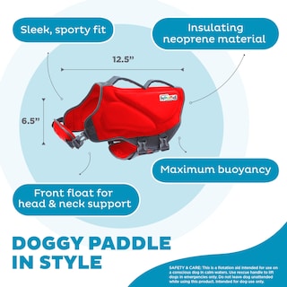 Foto 4 | Foto 4 | Chaleco Salvavidas Para Perros Outward Hound Dawson Swim Rojo, Talla M - Venta Internacional.