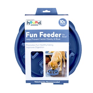 Foto 6 | Foto 6 | Dog Bowl Outward Hound Fun Feeder Slo Bowl, Alimentador Lento, Azul - Venta Internacional.