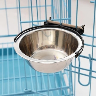 Foto 1 | Foto 1 | Jaula Para Pájaros, Baños Para Pájaros, Suspensión De Acero Inoxidable, Estilo L - Venta Internacional.
