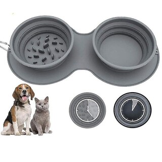 Foto 1 | Foto 1 | Alfombrillas Para Perros, Doble Cuenco, Alimentación De Cachorros Para Viajes - Venta Internacional.