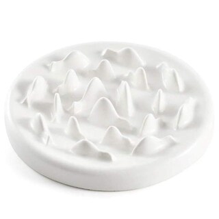 Foto 1 | Foto 1 | Cuenco De Cerámica Slow Feeder Huoguo Para Gatos Y Perros, Color Blanco - Venta Internacional.