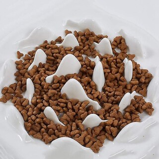 Foto 3 | Foto 3 | Cuenco De Cerámica Slow Feeder Huoguo Para Gatos Y Perros, Color Blanco - Venta Internacional.