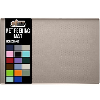 Foto 1 | Foto 1 | Alfombrilla De Alimentación Para Mascotas Gorilla Grip De Silicona Impermeable, Color Beige - Venta Internacional.