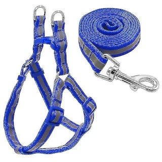 Foto 1 | Foto 1 | Set De Correas De Nailon Reflectante Para Perros Pequeños Y Medianos, Color Azul - Venta Internacional.