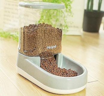 Foto 1 | Foto 1 | Comedero Automático Para Mascotas Para Almacenamiento De Alimentos Con Dispensador De Agua De 3,8 L - Venta Internacional.