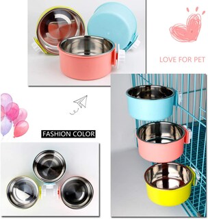 Foto 2 | Foto 2 | Comedero De Agua Y Comida Extraíble De Acero Inoxidable Crate Dog Bowl - Venta Internacional.