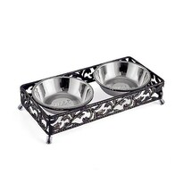 Cuencos Para Mascotas Huoguo De Cerámica De Acero Inoxidable Con Soporte De Hierro - Venta Internacional.