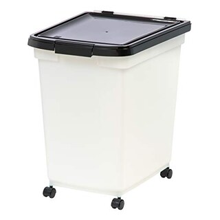 Foto 1 | Foto 1 | Recipiente Hermético Para Comida Para Mascotas Iris 65l Con Ruedas, Negro - Venta Internacional.