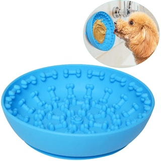 Foto 1 | Foto 1 | Comederos Lentos Para Perros Con Ventosa, Tapete Para Lamer, Azul - Venta Internacional.