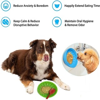 Foto 3 | Foto 3 | Comederos Lentos Para Perros Con Ventosa, Tapete Para Lamer, Azul - Venta Internacional.