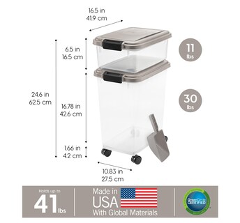 Foto 4 | Foto 4 | Contenedor De Comida Iris Usa Para Perro, Combinación De 13,6 Kg Y 4,99 Kg - Venta Internacional.