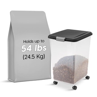 Foto 1 | Foto 1 | Recipiente De Almacenamiento De Alimentos Iris Usa Hermético De 25,5 Kg Con Ruedas - Venta Internacional.