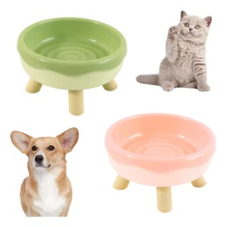 Foto 1 | Foto 1 | Comedero Xtellar Elevado De 2 Piezas Para Mascotas Color Verde Y Rosa