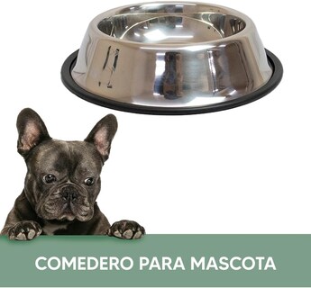Foto 3 | Foto 3 | Comedero Antiderrape Para Mascotas Jauz Color Aluminio