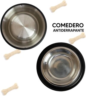 Foto 4 | Foto 4 | Comedero Antiderrape Para Mascotas Jauz Color Aluminio