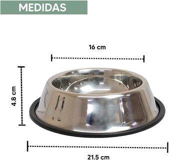 Foto 5 | Foto 5 | Comedero Antiderrape Para Mascotas Jauz Color Aluminio