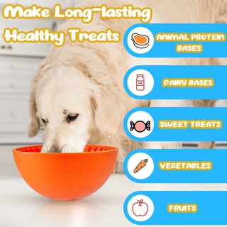 Foto 6 | Foto 6 | Dog Enrichment Lick Bowls Patelai, Silicona, Alimentación Lenta, 2 Unidades - Venta Internacional.
