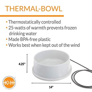 Foto 2 | Foto 2 | Cuenco De Agua Caliente K&h Pet Products Thermal-bowl 5.7 L De Granito - Venta Internacional.