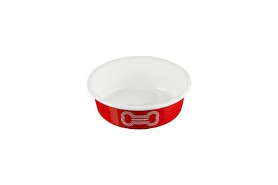 Foto 5 | Foto 5 | Cuenco Para Perros Le Creuset, Esmaltado Sobre Acero, Tamaño Mediano, 950 Ml, Rojo - Venta Internacional.