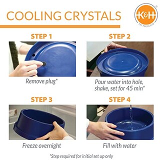 Foto 3 | Foto 3 | Cuenco Refrigerante Para Mascotas K&h Pet Products Coolin' Blue 2.8l - Venta Internacional.