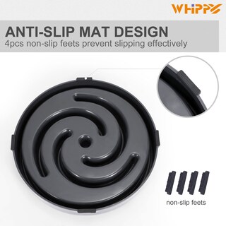 Foto 6 | Foto 6 | Cuenco Slow Feeder Whippy Para Comida Para Perros Medianos, Cuenco De Agua, Gris - Venta Internacional.