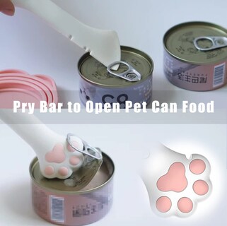 Foto 3 | Foto 3 | Tapa Para Latas Y Cuchara Meow&woof Para Comida Para Gatos, Sin Bpa - Venta Internacional.