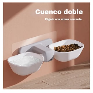 Foto 2 | Foto 2 | Cuenco De Pared Para Perros Y Gatos Belug Blanco