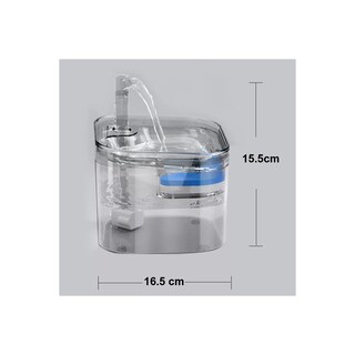 Foto 2 | Foto 2 | Dispensador Automático de Agua para Perros y Gatos de 2,2l Eo Safe Imports Esi-8814 Transparente