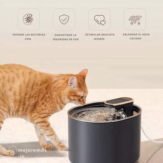 Foto 2 | Foto 2 | Fuente para Mascotas Automática con Filtro para Perros 3L Eo Safe Imports Esi-11550 Negro