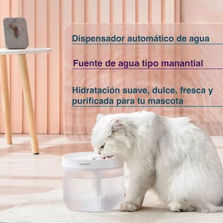 Foto 3 | Foto 3 | Fuente Bebedero Automático Para Gatos Silenciosa 2.3l Eo Safe Imports Esi-14165 Blanco