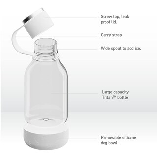 Foto 4 | Foto 4 | Botella De Agua Con Cuenco Para Perros Adjunto Asobu Tritan De 1,5 L - Venta Internacional.