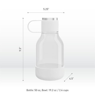 Foto 5 | Foto 5 | Botella De Agua Con Cuenco Para Perros Adjunto Asobu Tritan De 1,5 L - Venta Internacional.