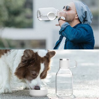 Foto 6 | Foto 6 | Botella De Agua Con Cuenco Para Perros Adjunto Asobu Tritan De 1,5 L - Venta Internacional.