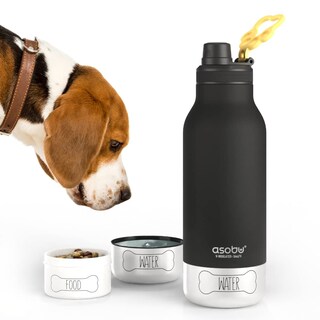 Foto 1 | Foto 1 | Botella De Agua Asobu Dog Buddy Con Cuenco De Agua Para Perros De 1 Litro - Venta Internacional.
